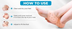 Moisturizing Skin Softening Silicone Gel for Dry Cracked Heels
