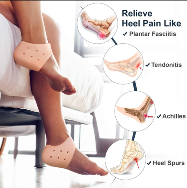 Moisturizing Skin Softening Silicone Gel for Dry Cracked Heels