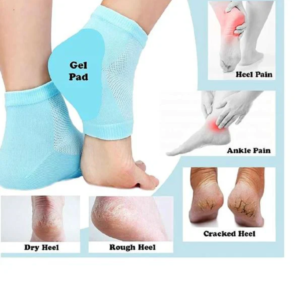 Heel Pain Relief Silicone Gel Heel Socks